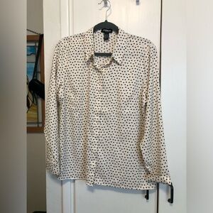 Express Portfino Polka Dot Top